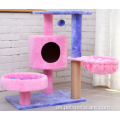 Pet Bed Tree Integrierte Spielzeugplattform greifen Pfosten